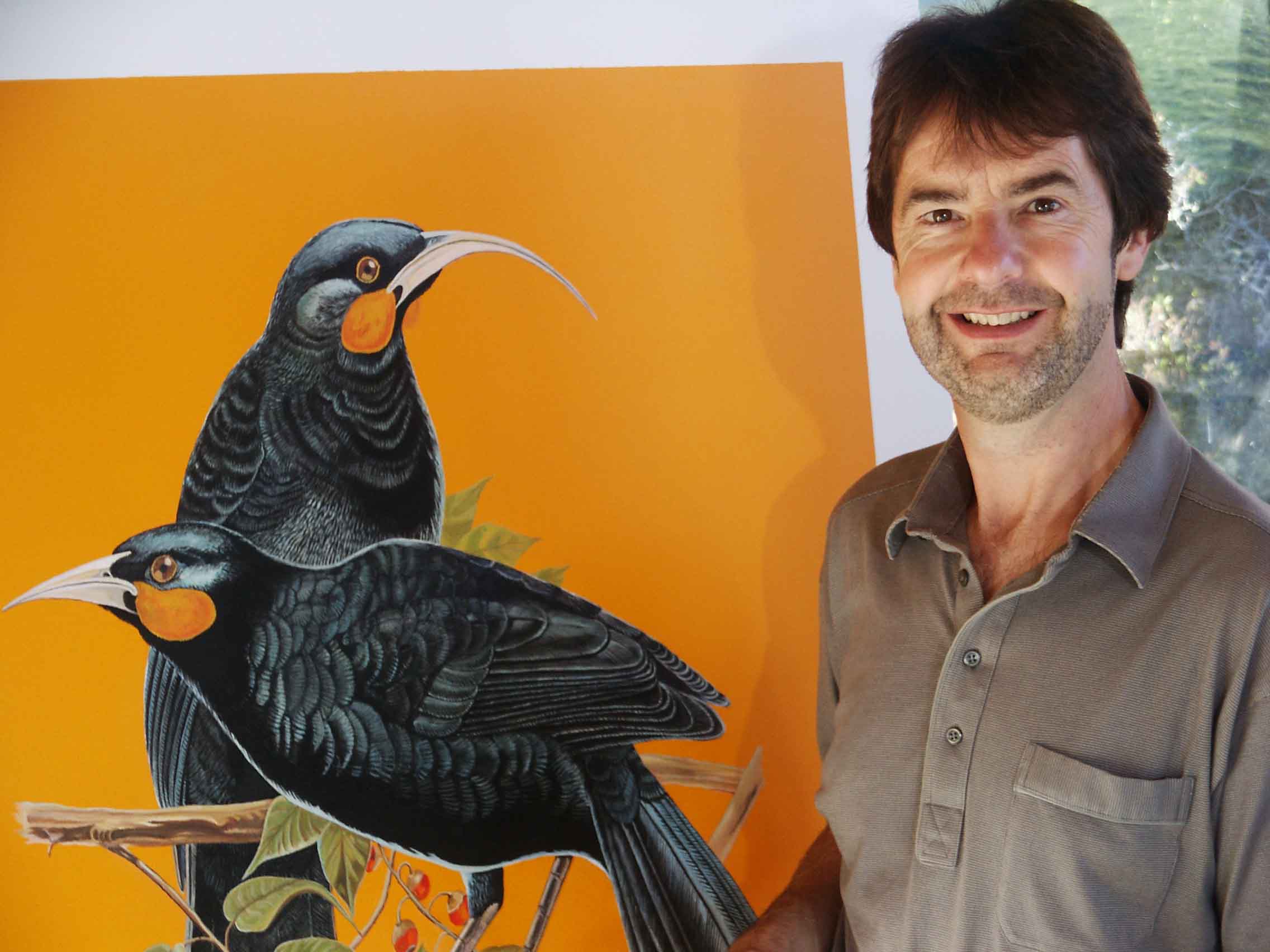 Me with Huia Painting
