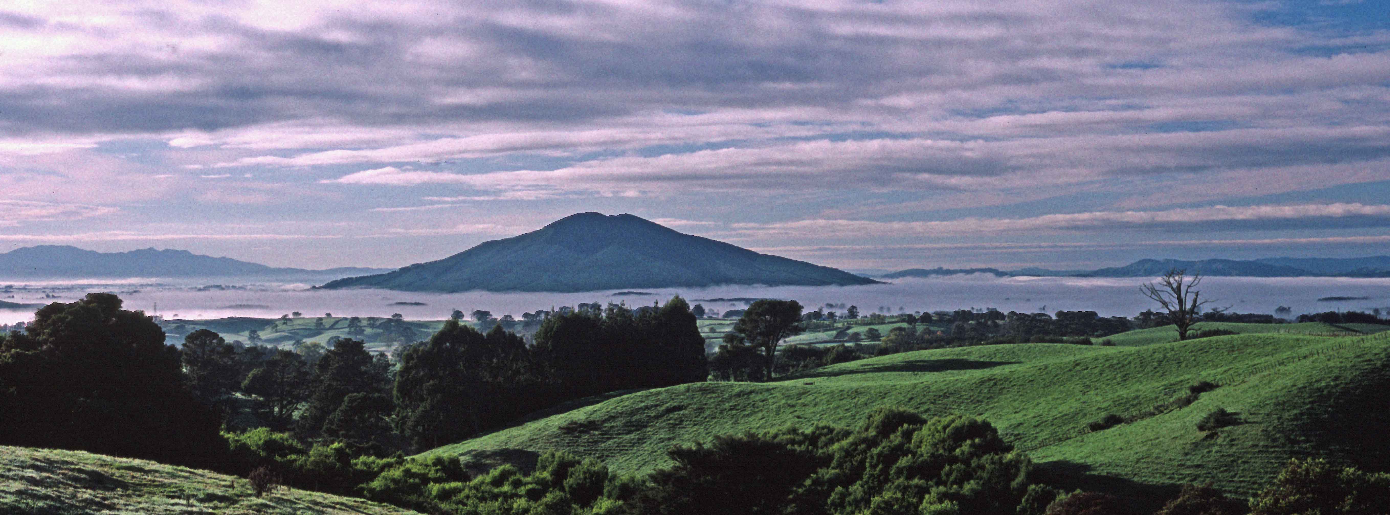 Looking from our mountain to another - this is Kakepuku.