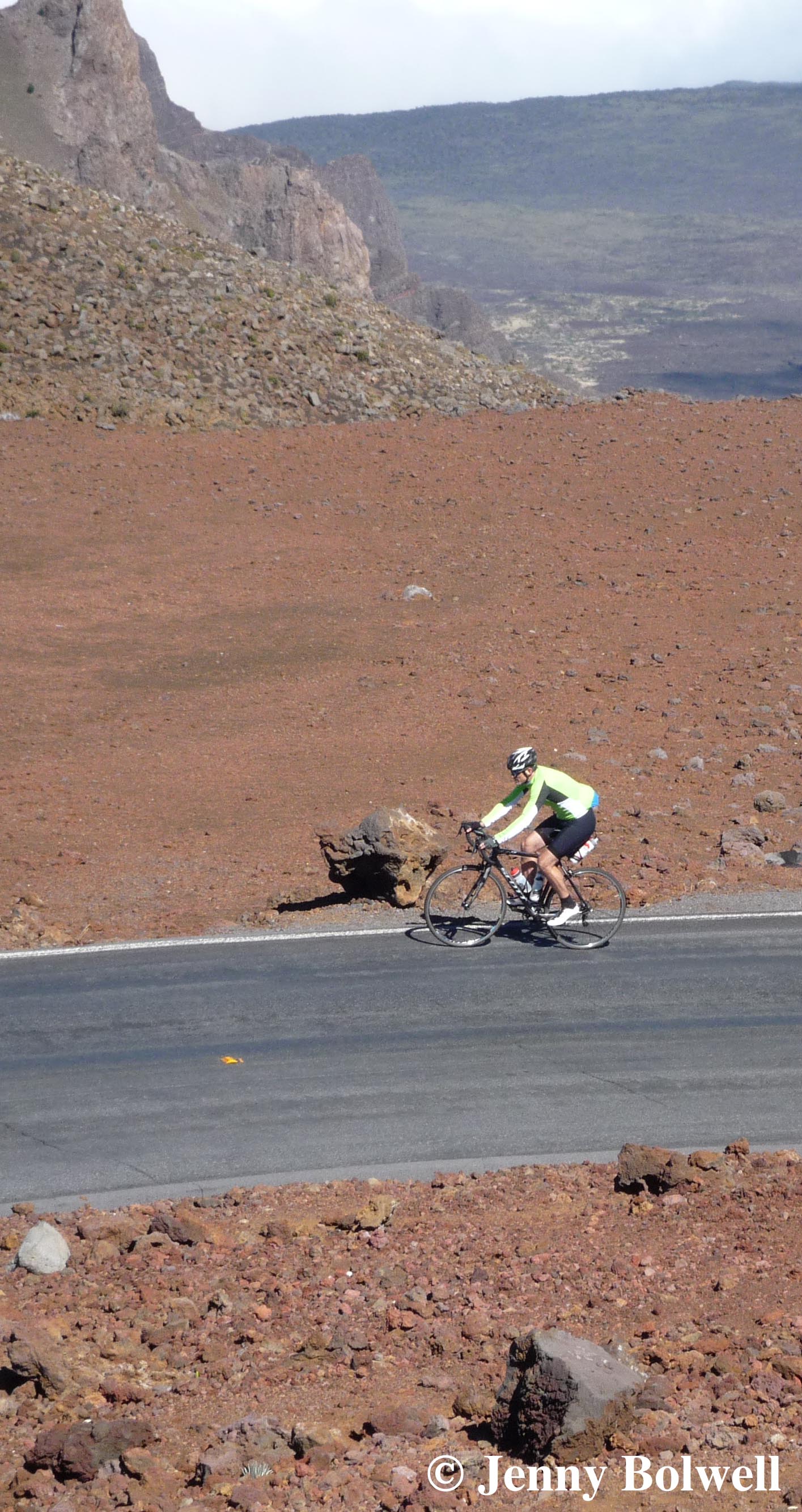 Modern day heroes of mythological proportions will cycle up the volcano. It can take 6 hours, although going down is easier... providing the brakes hold out.