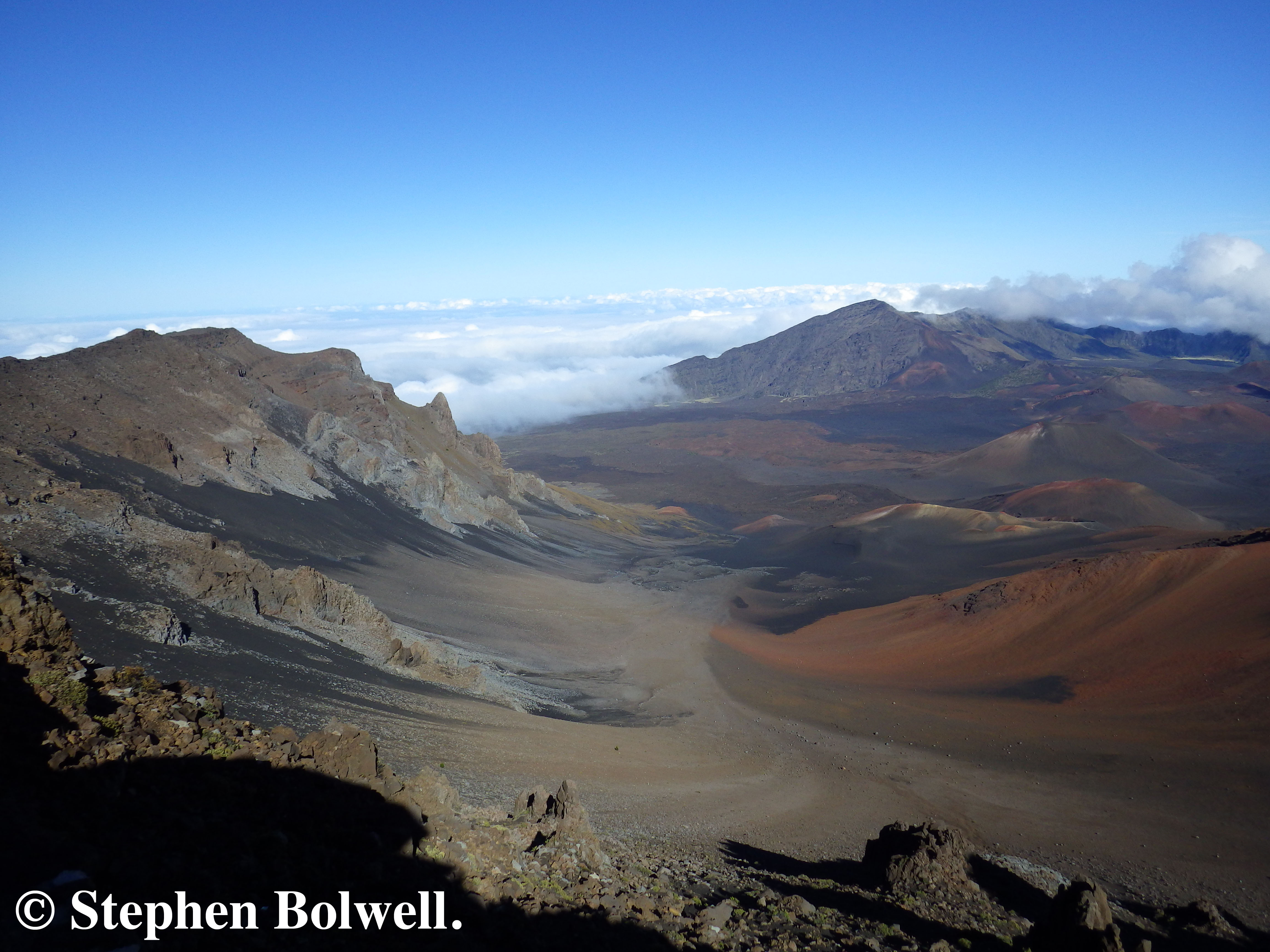 At the top of Haleakala the landscape is hardly a tropical paradise, but it is enchanting.