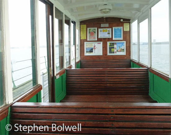 And here is a compartment of that train. The doors close, but rattle open as you go along - I just love it.