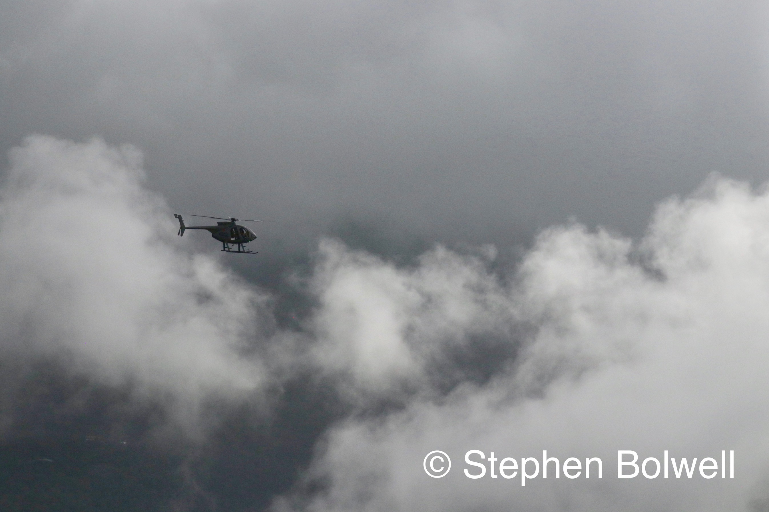 The problem with flying over a volcano is that conditions are not always ideal for taking pictures.